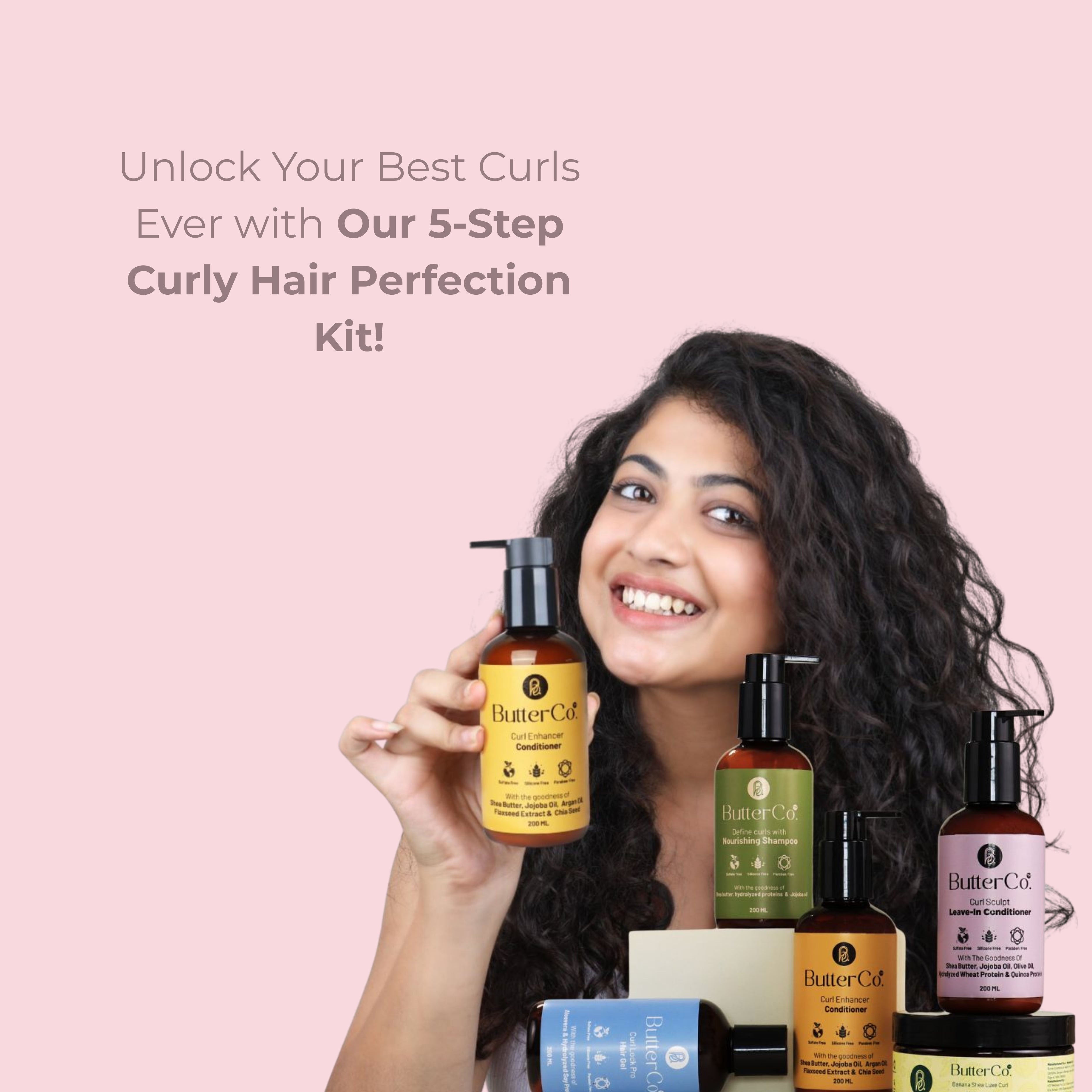 ButterCo. Curl Sculpt Leave-In Conditioner 200ml - Frizz Control for Curly & Wavy Hair