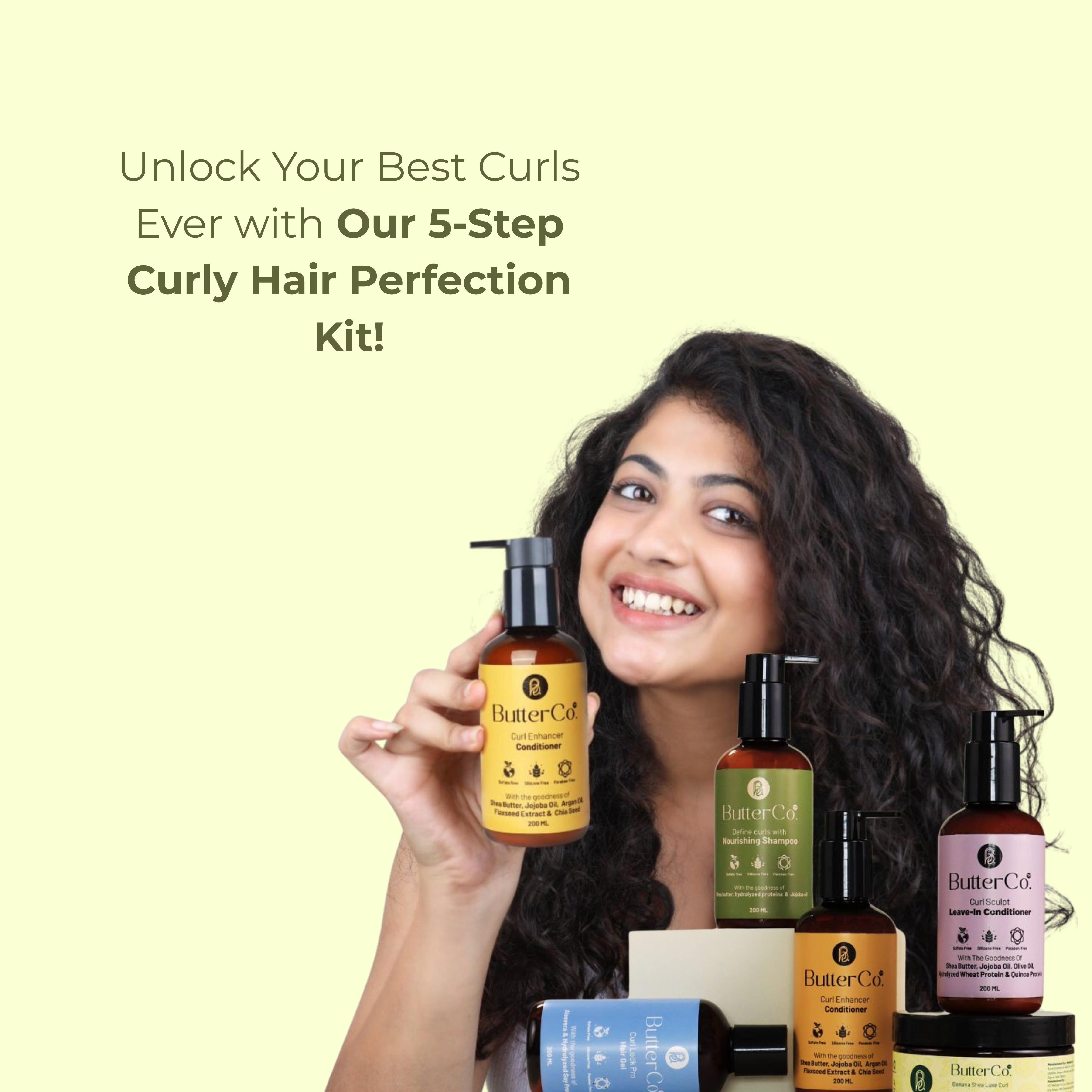 ButterCo. Banana Shea Luxe Curl Hair Mask for Frizzy Hair