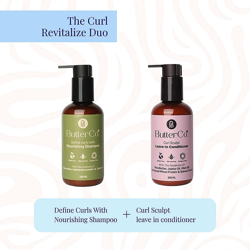 ButterCo. The Curl Revitalize Duo ( Nourishing Shampoo + Leave-In-Conditioner ) Combo