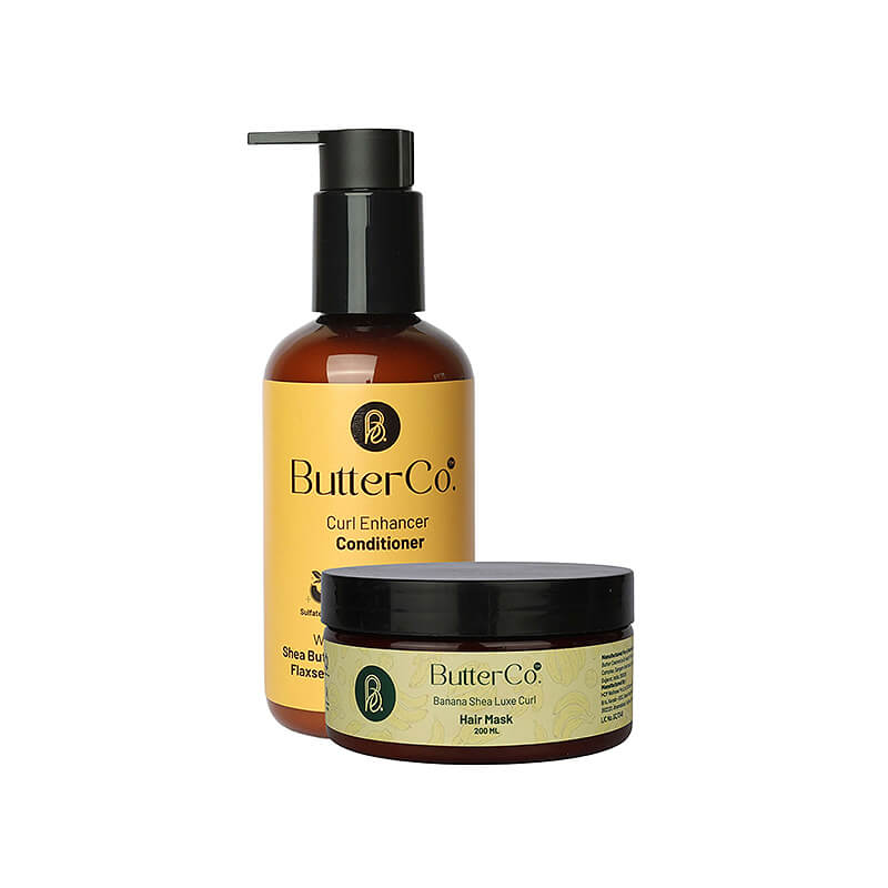 ButterCo. The Deep Hydration Haven For Curl Enhancer ( Conditioner + Hair Mask ) Combo