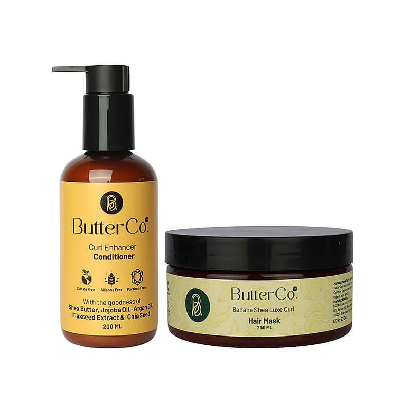 ButterCo. The Deep Hydration Haven For Curl Enhancer ( Conditioner + Hair Mask ) Combo